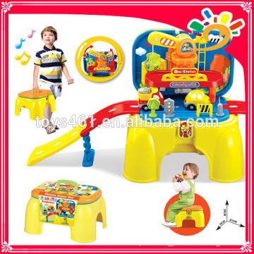 Hot Sell Track Construction Storage Chair/ Railway Toys for Kids